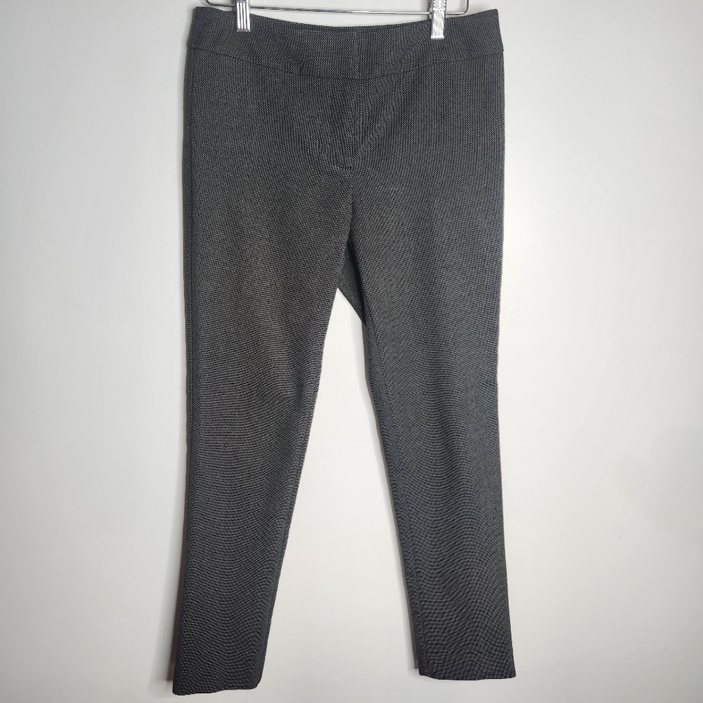 Ann Taylor Black Micro Dot Signature Dress Pants 2P